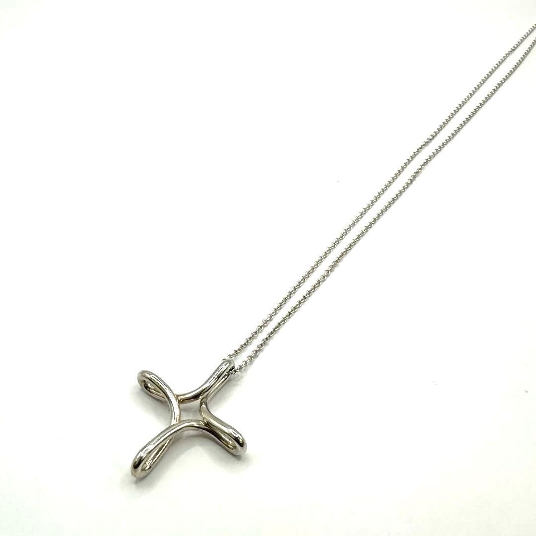 美品✨ティファニー エルサペレッティインフィニティ クロス ネックレス シルバー