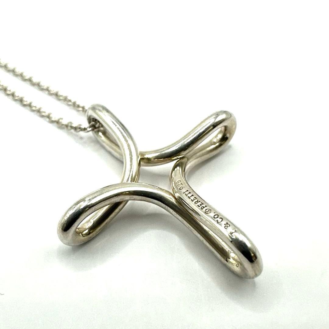 美品✨ティファニー エルサペレッティインフィニティ クロス ネックレス シルバー