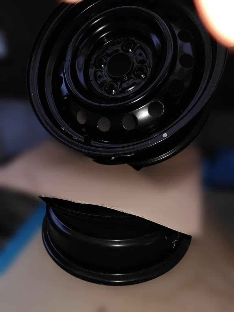 スチールホイール、キャップ