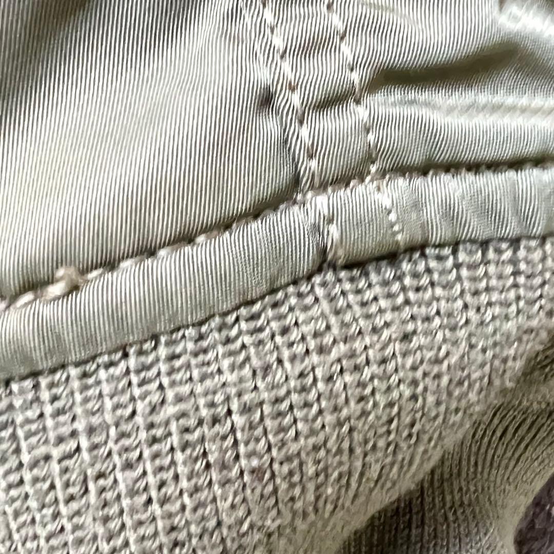 【USA製】90s ALPHA MA-1 フライトジャケット シルバー カーキ