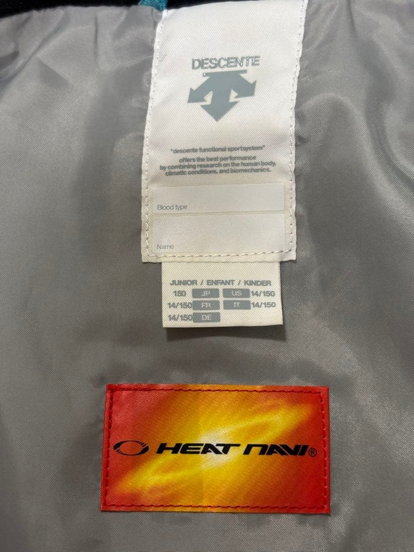 デサント　150 スキーウェア　スキーウエア　子供　キッズDESCENT