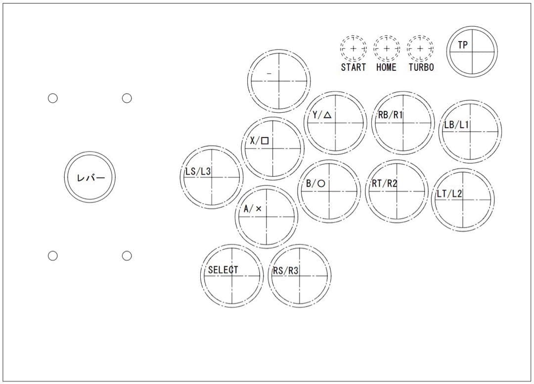 【CPC-L30】アーケードコントローラー　アケコン　自作　スト6仕様