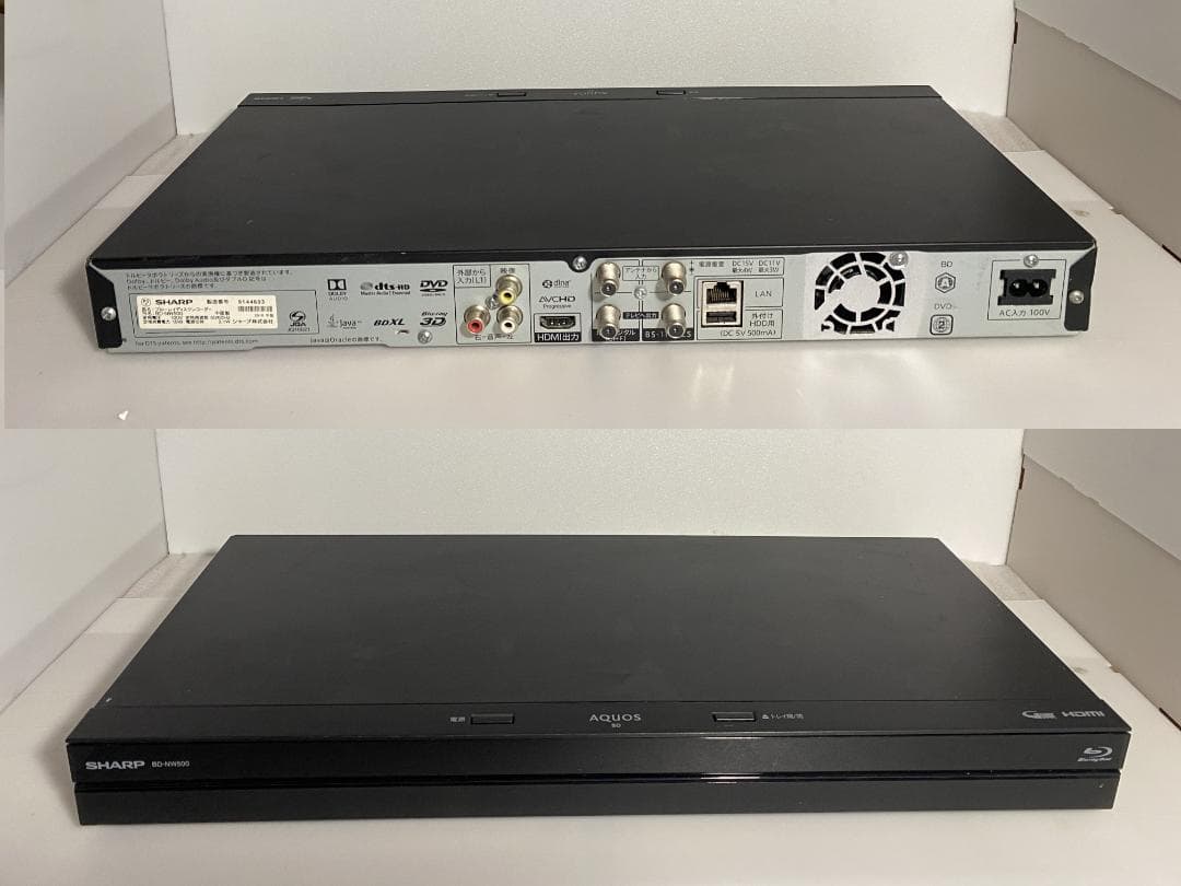 「タイムセール中」SHARP　BD-ＮW500　 容量アップHDD：1TB