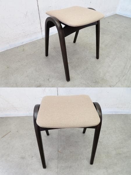 展示品■秋田木工■剣持スツール■スツールNo.202■名作■剣持勇■曲木■