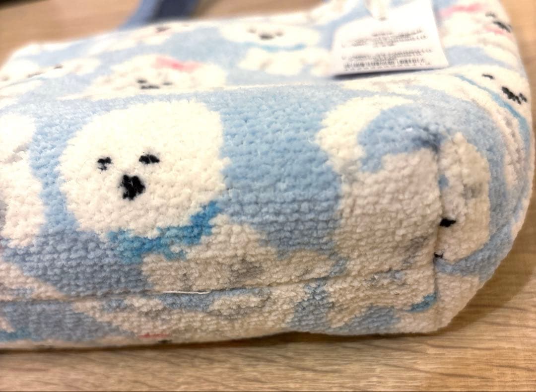 ラブラリーバイフェイラー　 モフモフワンチャン　バッグ　ブルー　フェイラー