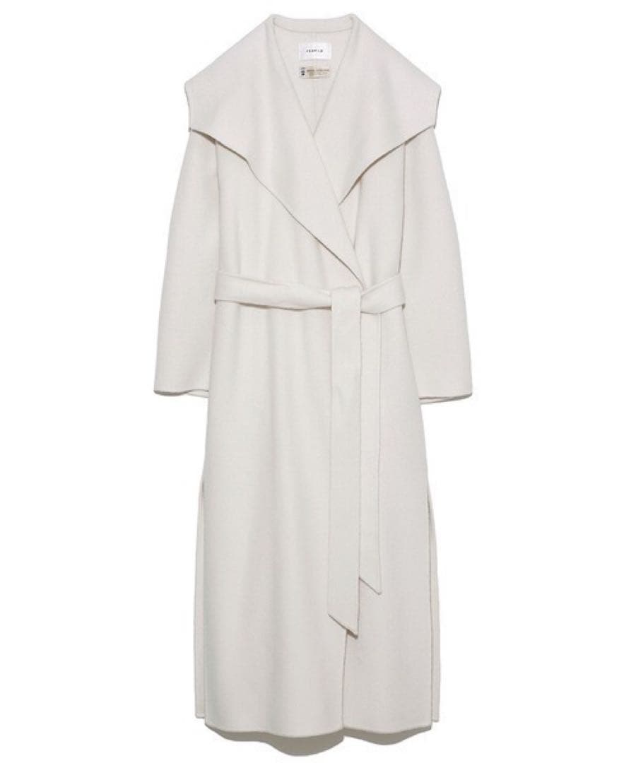 【ルナ】FRAY I.D ロイヤルジーロンショールリバーコート M