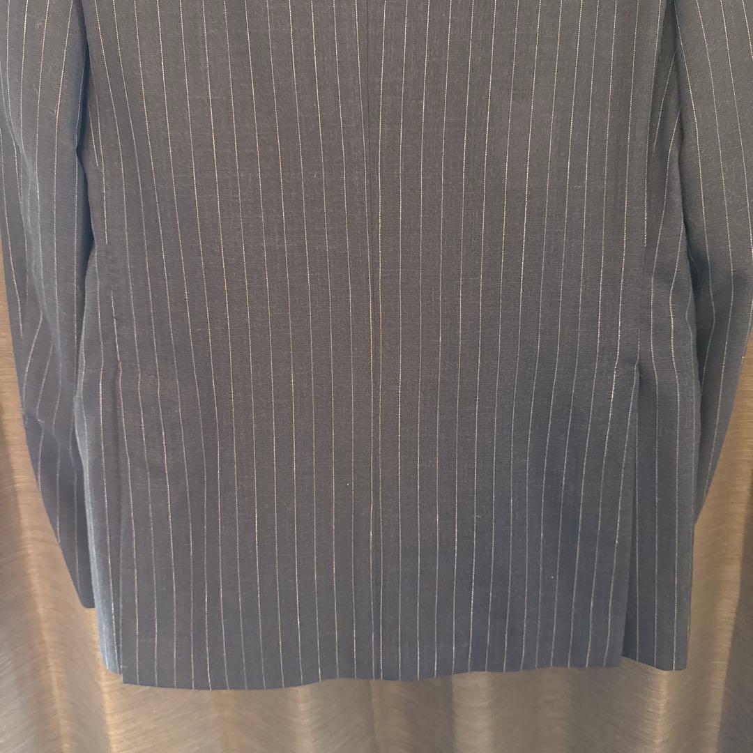 ラルディーニネイビーストライプスーツ美品52