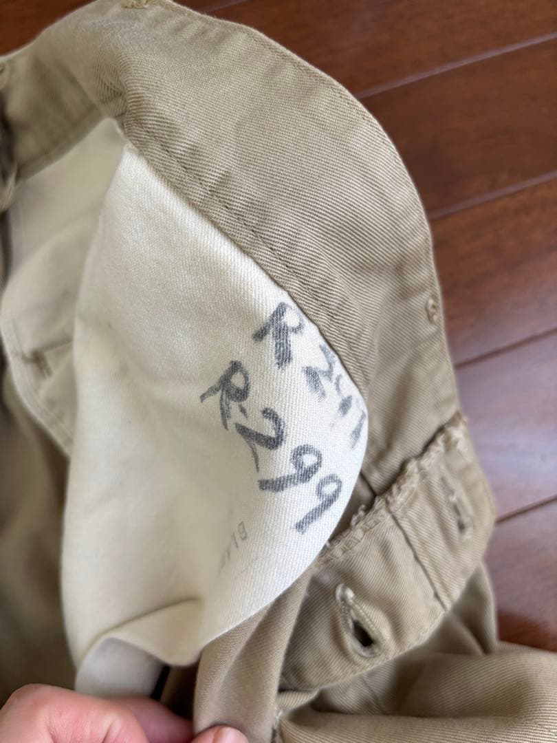 最終値下げ40s US ARMY M45 KHAKI チノトラウザー