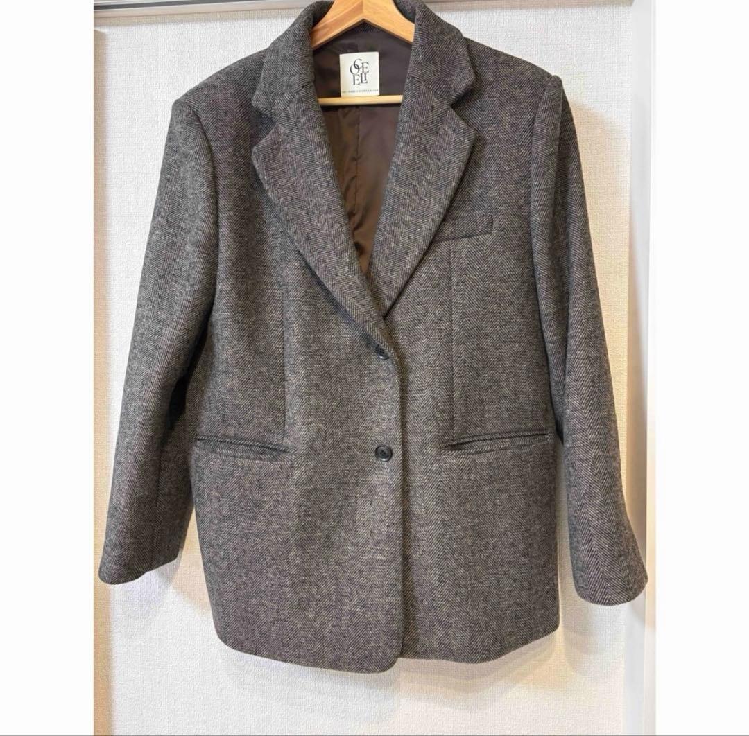 0時迄最終値下げ‼️【正規品】COELIE オーバーショルダーテーラードジャケット