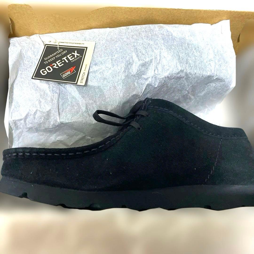 【新品未使用】クラークス ワラビー GTX ブラック UK8（26.0㎝）