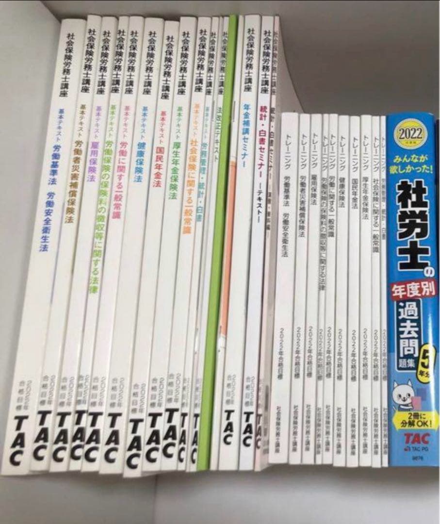 TAC 2022 社労士　総合本科生Plus 宮島講師　DVD