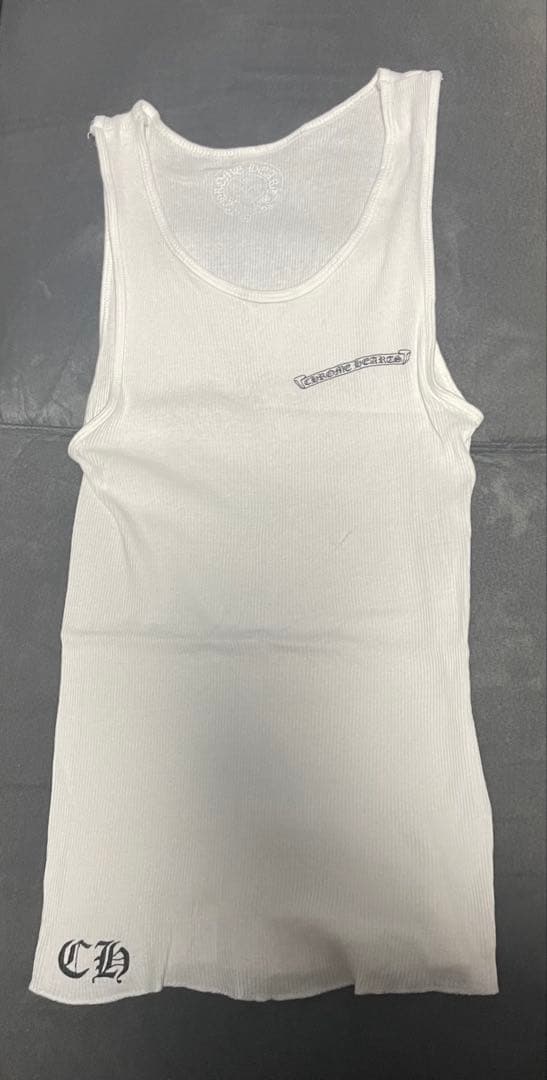 クロムハーツ　ホワイト タンクトップ Chrome Hearts