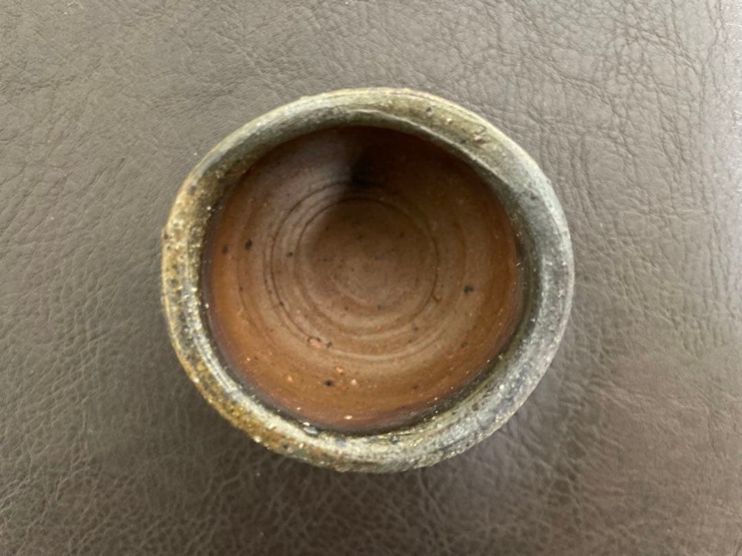 中村六郎　備前　ぐい呑　共箱　栞　酒器