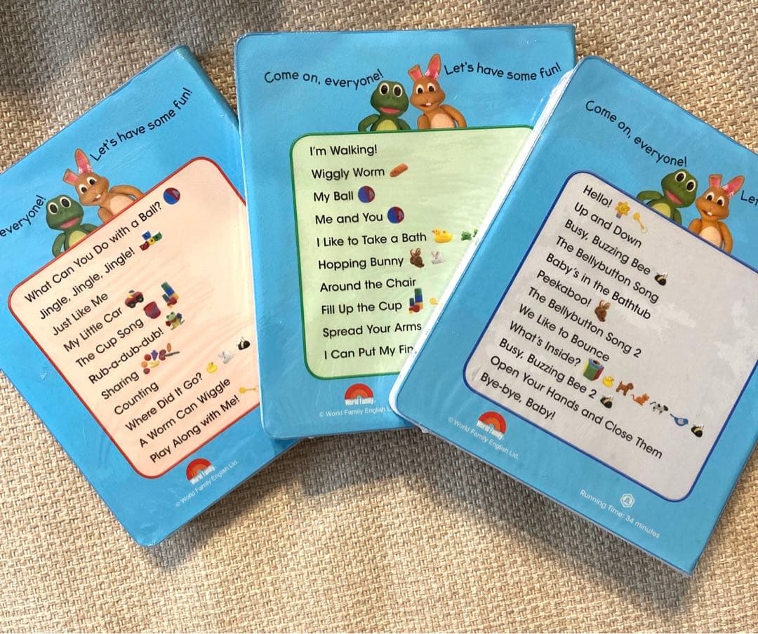 【新品未開封】DWE プレイアロング 1•2•3　DVD Disney