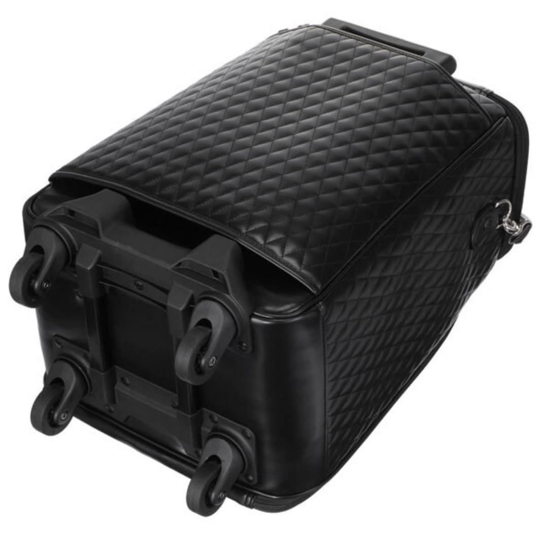 マダムヒロコ キルティング加工 キャリーケース リアン ブラック 59400円