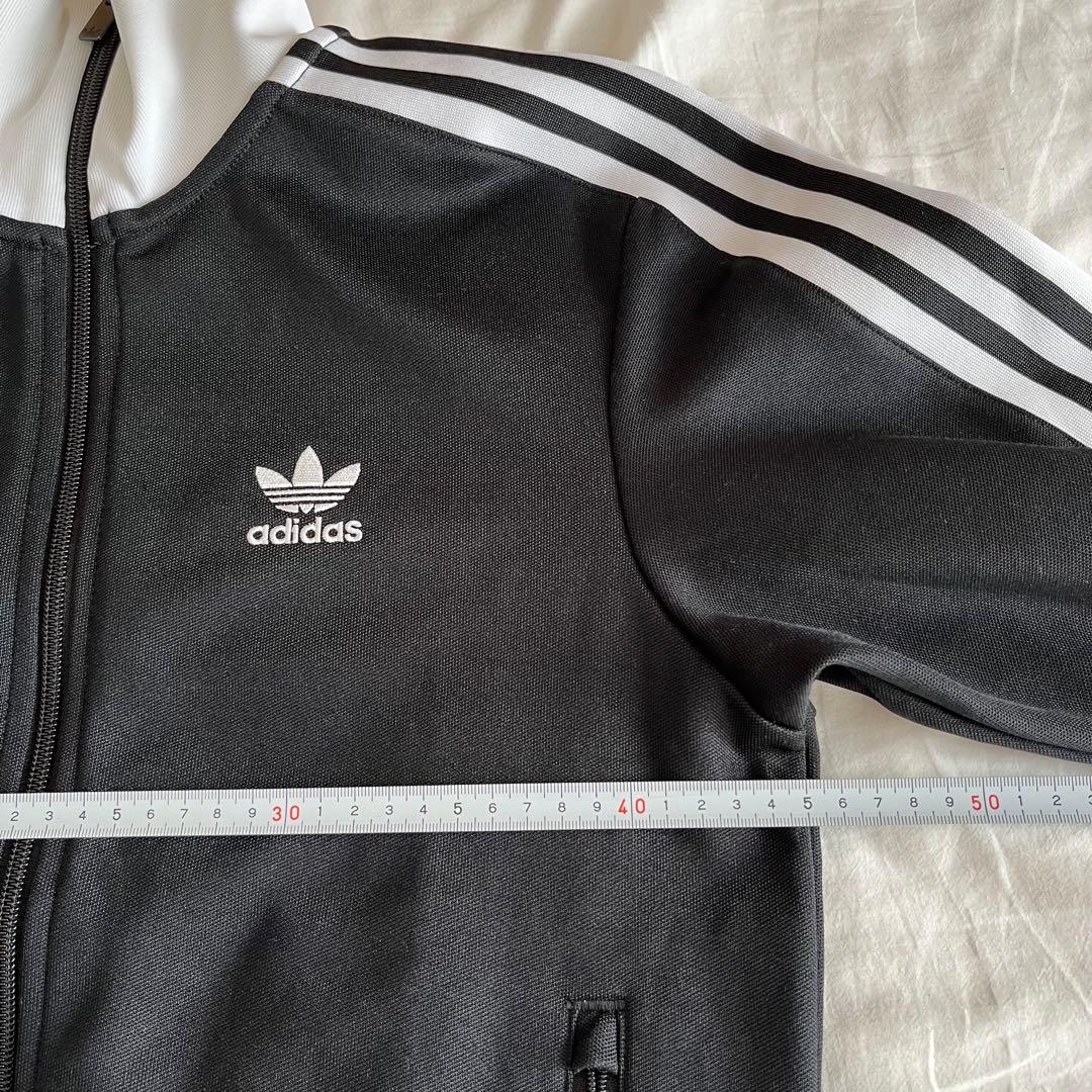 adidas ジャージ トラックジャケット　クラシック　XS 黒×白　３本ライン