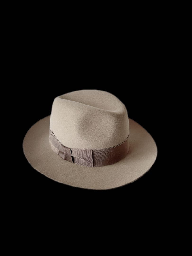 未使用に近い◾️HERMES◾️ハット◾️エルメス◾️帽子◾️フェルト◾️57