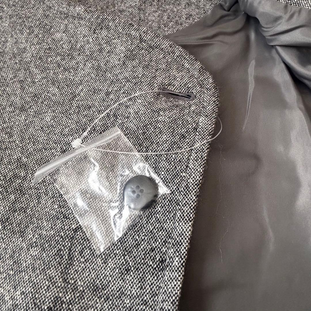 カール⭐︎やわらかツイードに、一目惚れ ノーカラージャケット