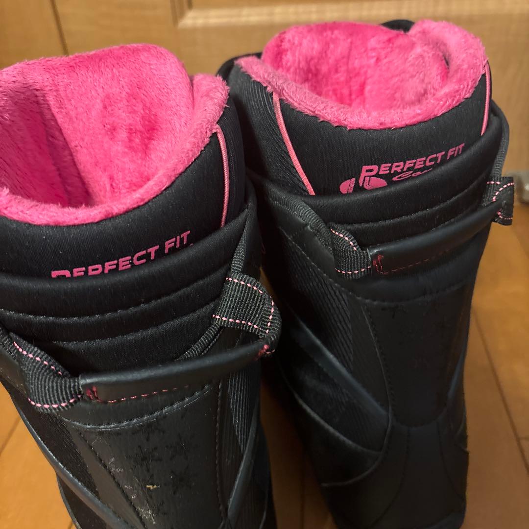 値下げ、美品！ヘッド　スノーボードブーツ ブラック/ピンク２３.５