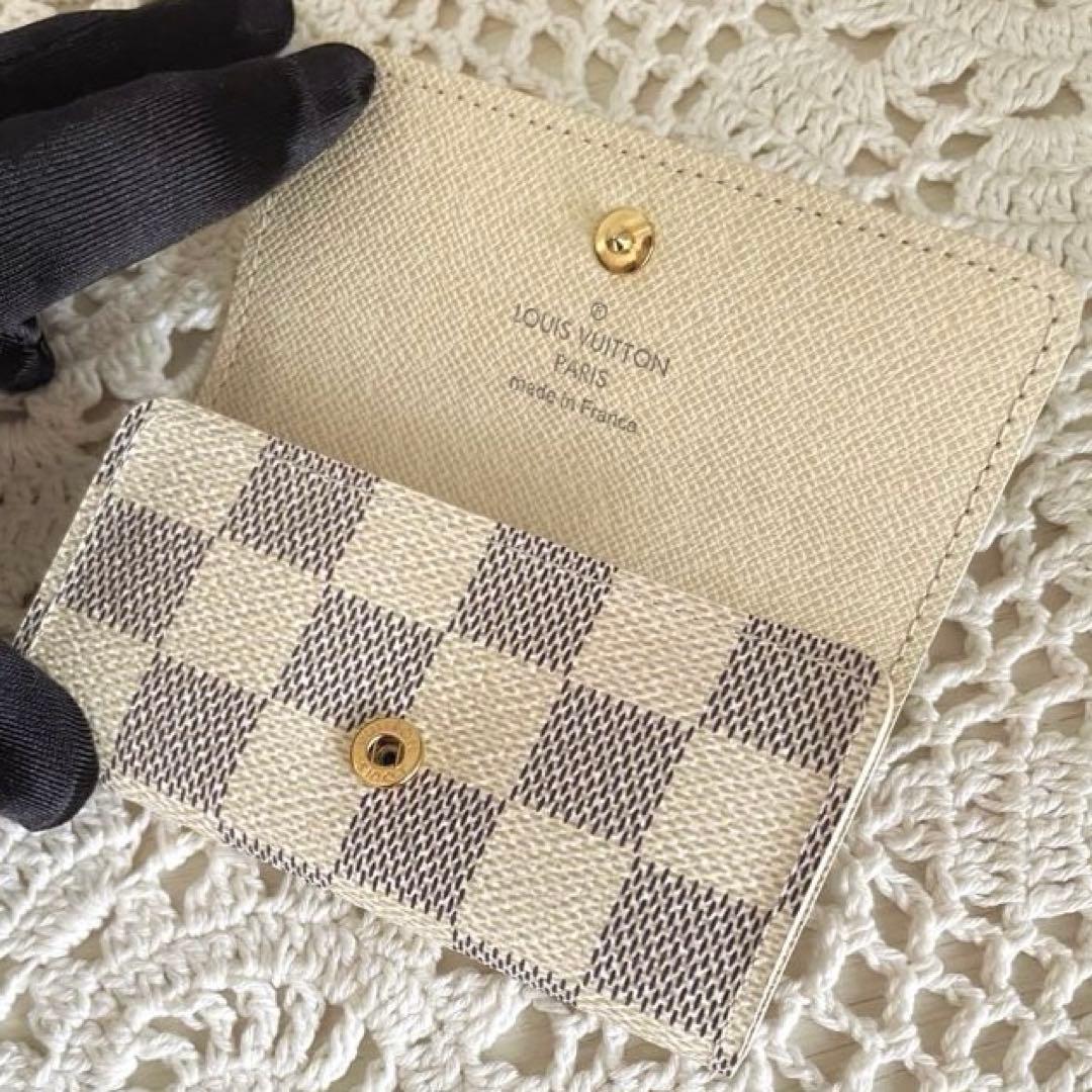 極美品　LOUIS VUITTON ダミエ　キーケース ホワイト