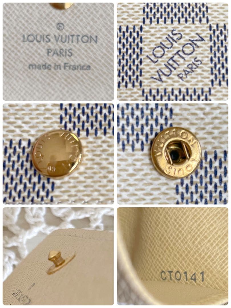 極美品　LOUIS VUITTON ダミエ　キーケース ホワイト