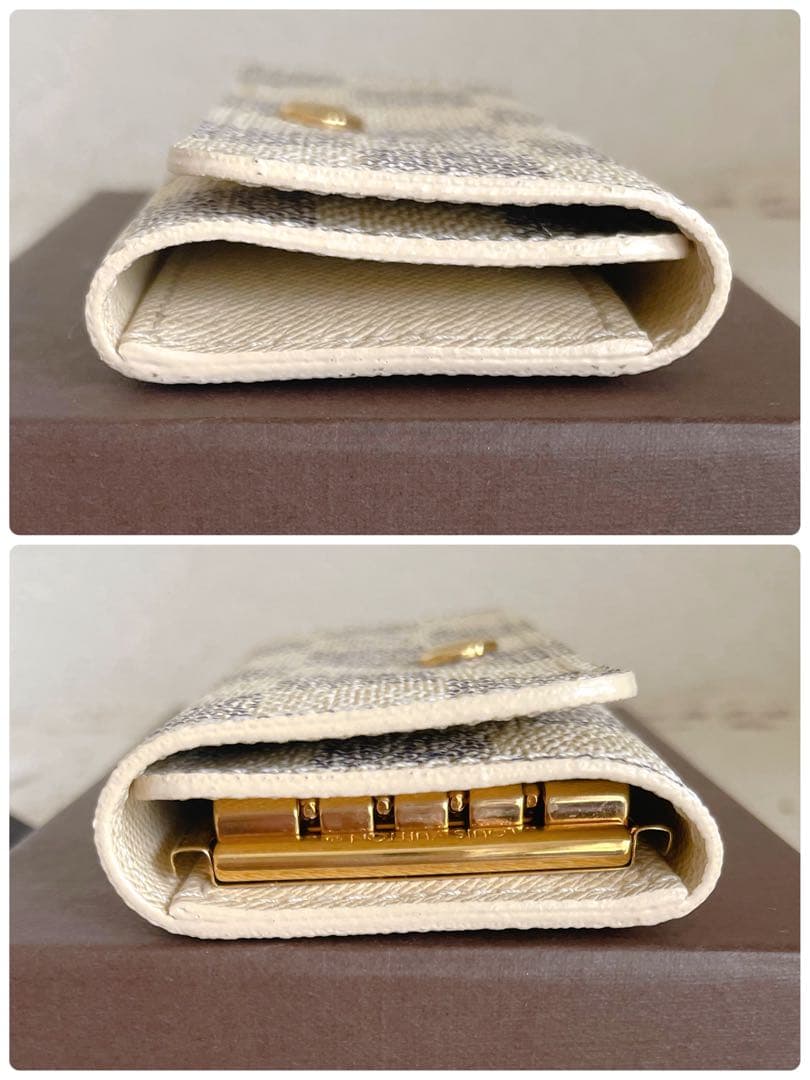 極美品　LOUIS VUITTON ダミエ　キーケース ホワイト