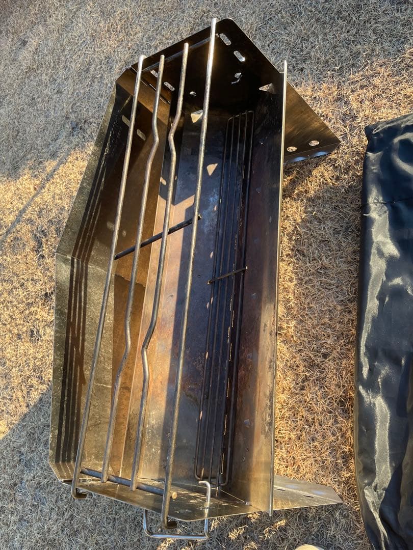 ヒロキ　焚き火台　ユニフレーム　薪グリル　ラージ