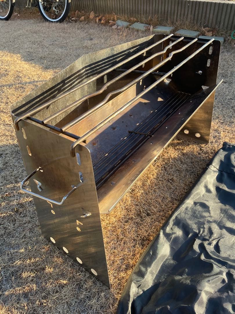 ヒロキ　焚き火台　ユニフレーム　薪グリル　ラージ