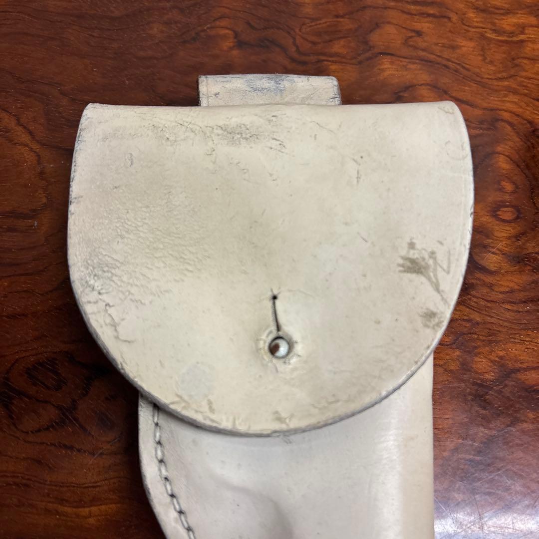 ホワイトレザー ホルスター　0205o232