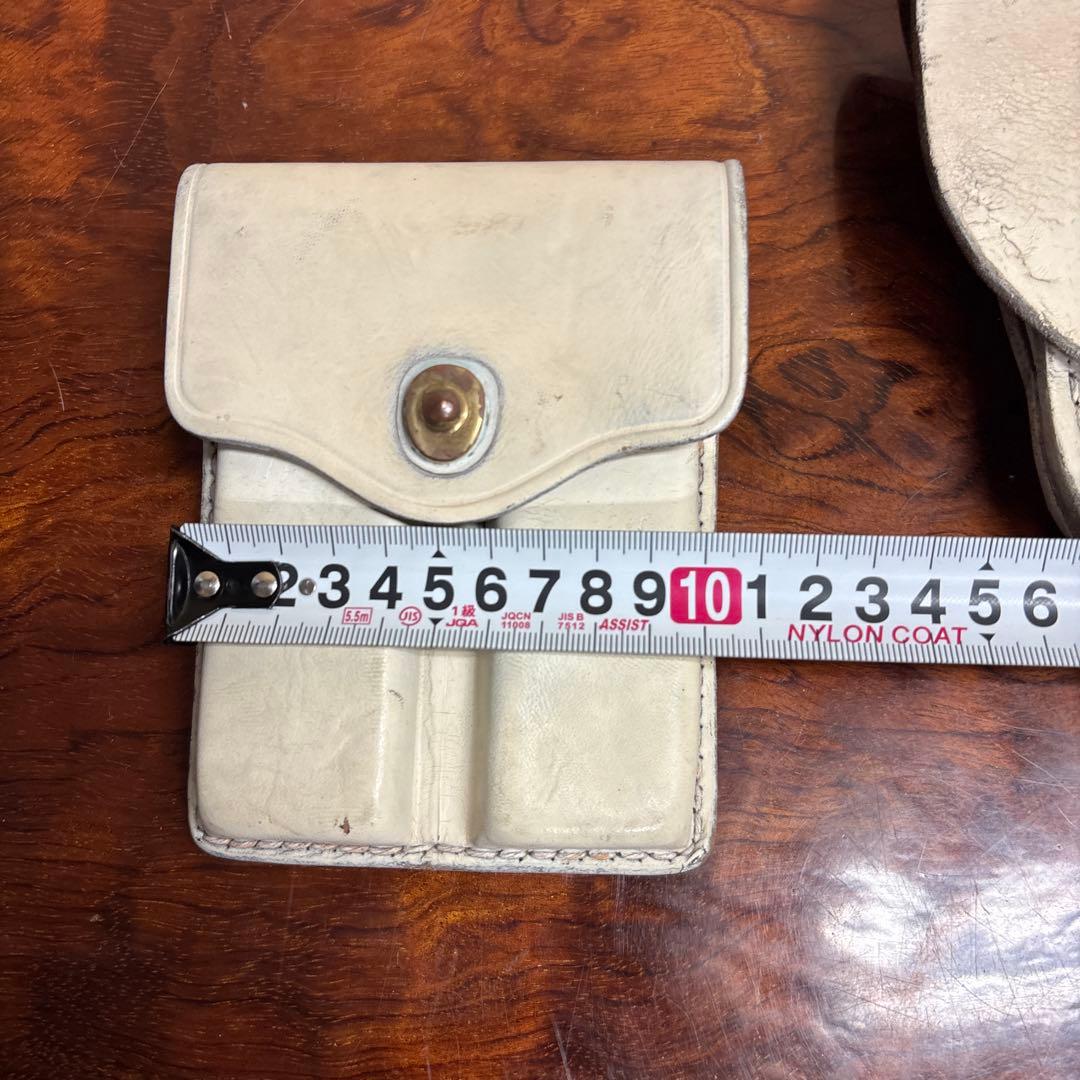 ホワイトレザー ホルスター　0205o232