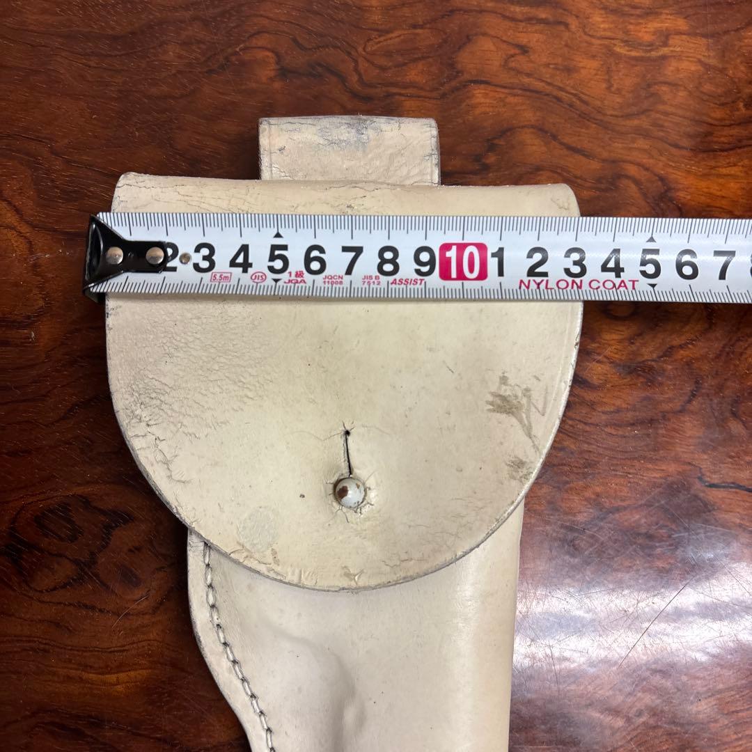 ホワイトレザー ホルスター　0205o232