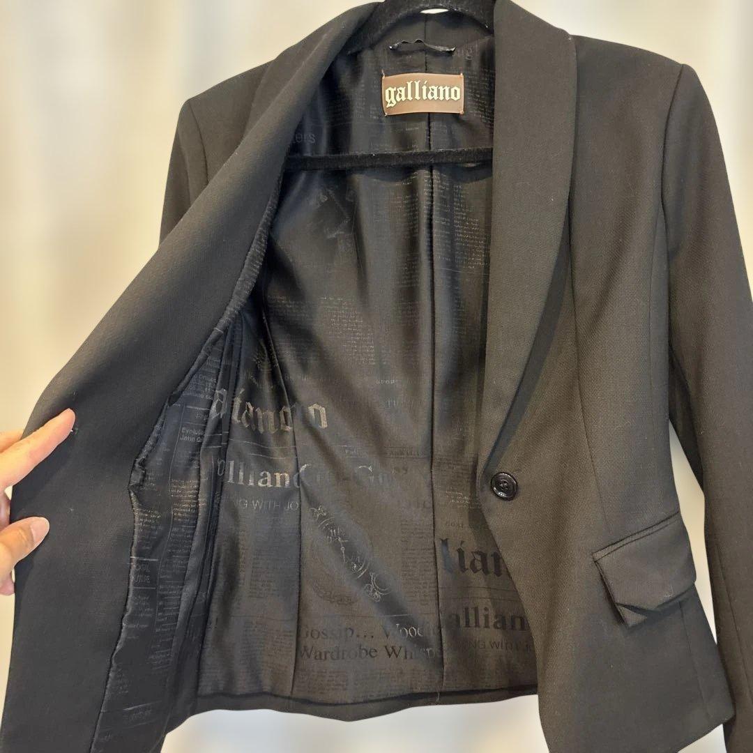 美品・John Galliano ジャケット ブラック フォーマル