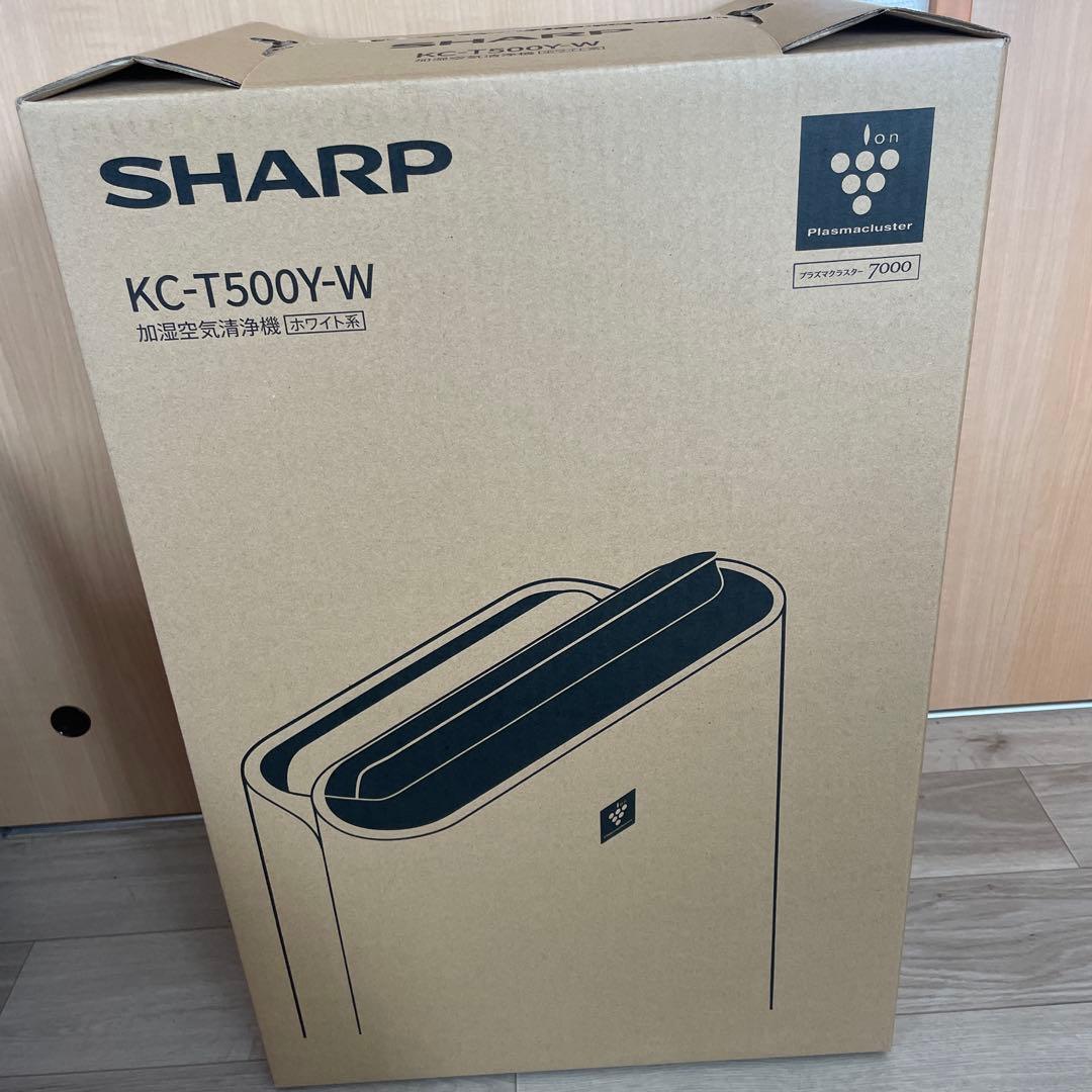 SHARP KC-T500Y-W 加湿空気清浄機　ホワイト