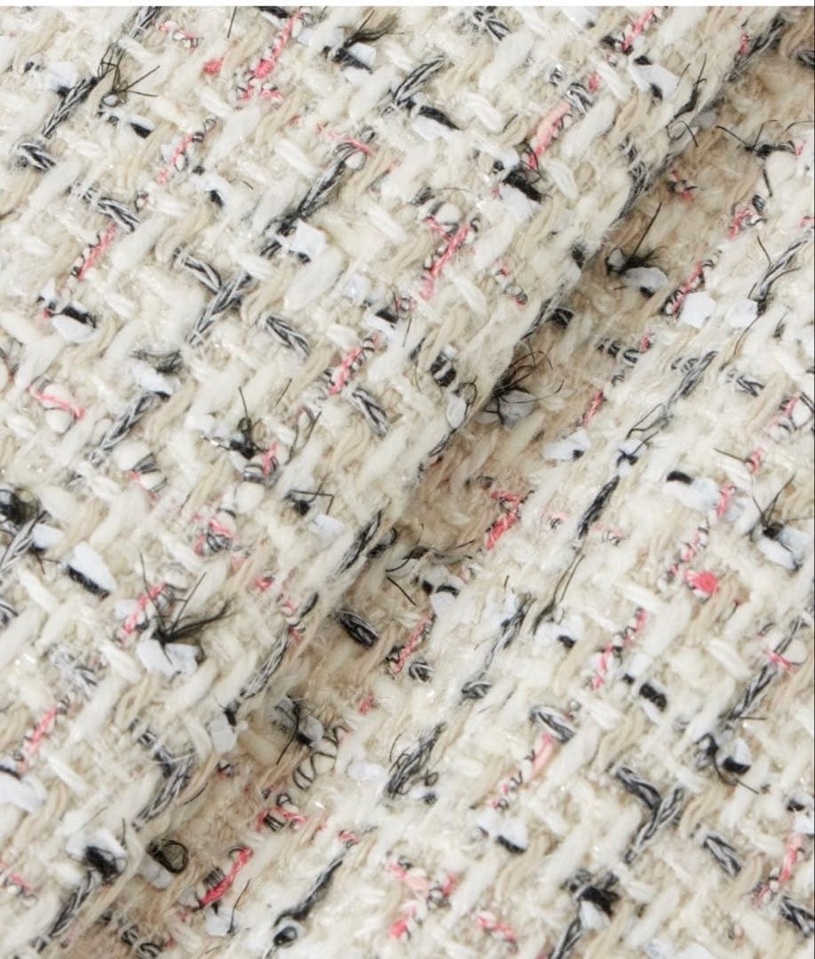 ANAYI アナイ ツイード ノーカラージャケット38