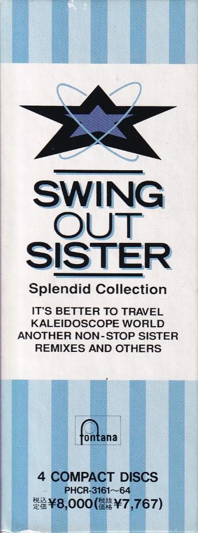 洋楽 Swing Out Sister Splendid Collection Box