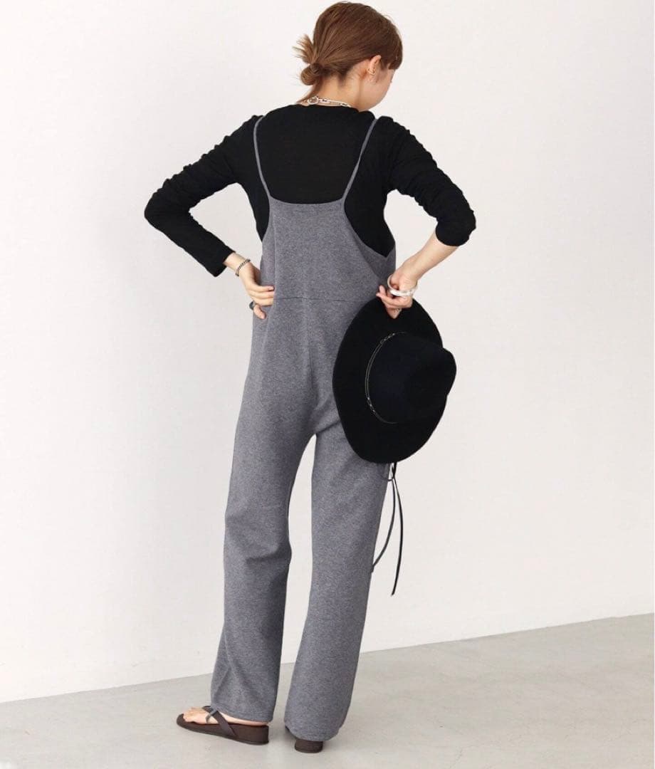 【お値下げ】☆美品☆ Plage CO/W KNIT オールインワン　38