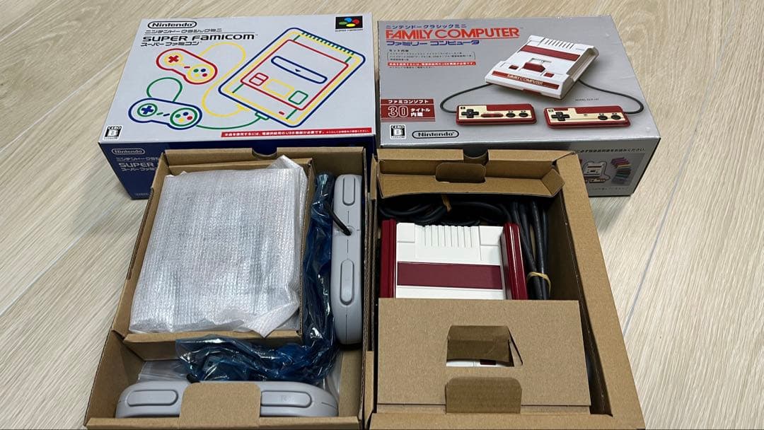クラシックミニ スーパーファミコン＋ファミリーコンピュータ 2点セット