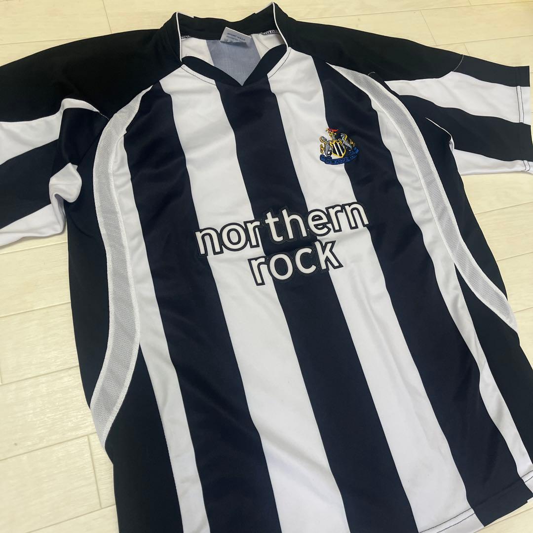 激レアNewcastle United シャツ northern rock 白黒