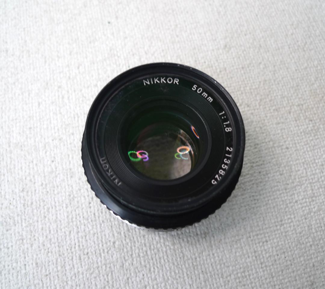 美品★Nikon★ニコン NIKKOR 50mm f/1.8 単焦点レンズ