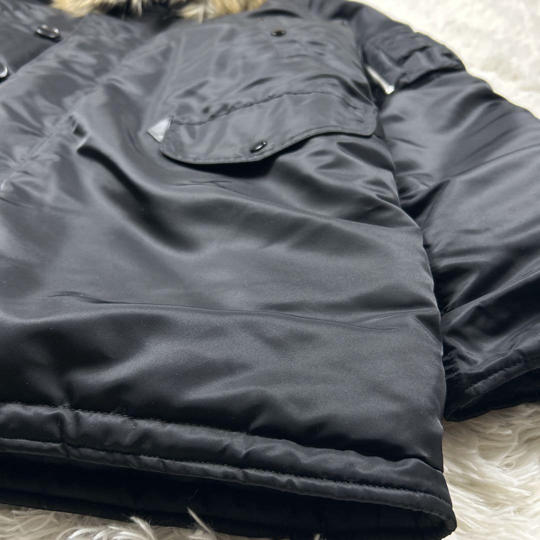 未使用級　希少サイズ　3L アルファインダストリーズ　N-3B 黒　ブラック