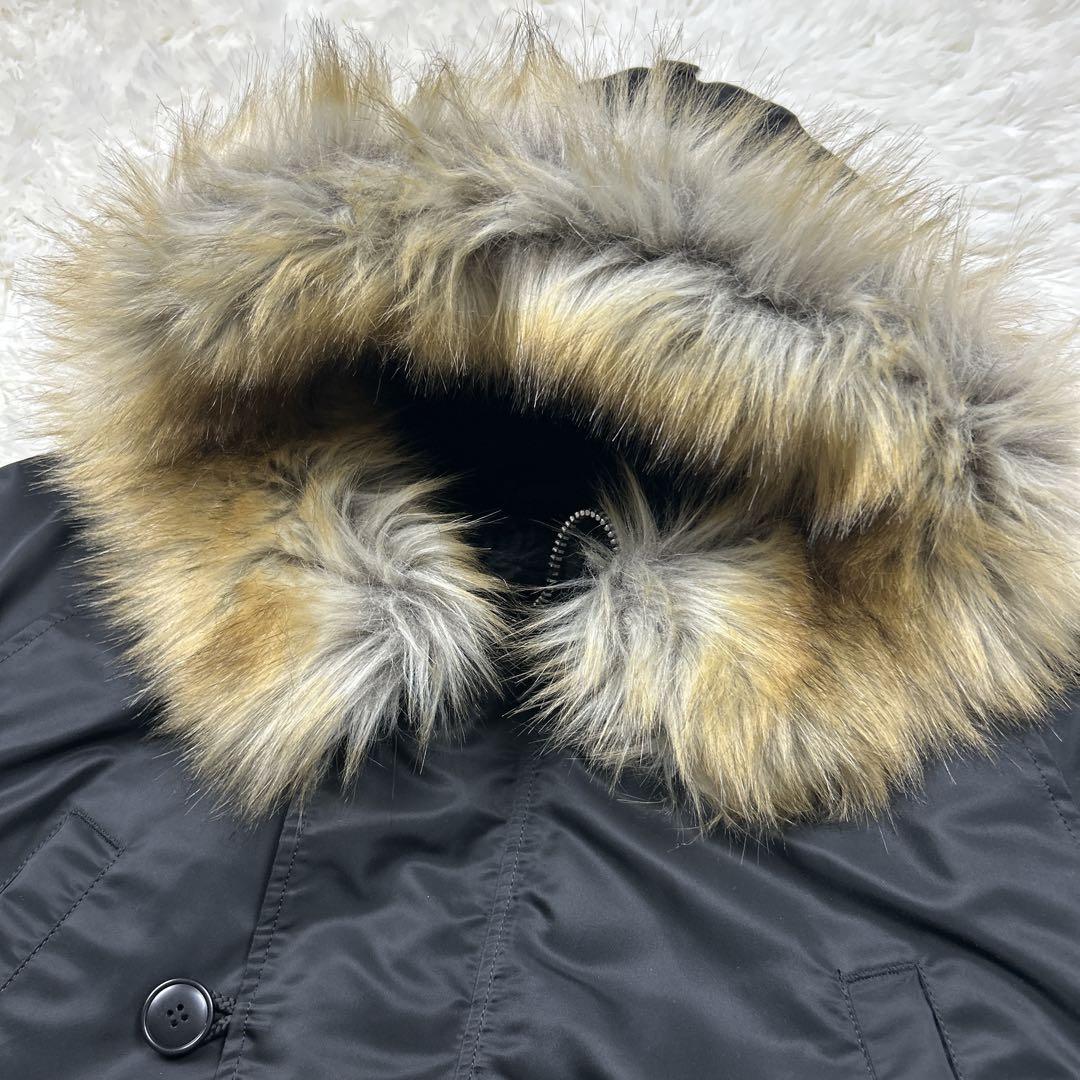 未使用級　希少サイズ　3L アルファインダストリーズ　N-3B 黒　ブラック