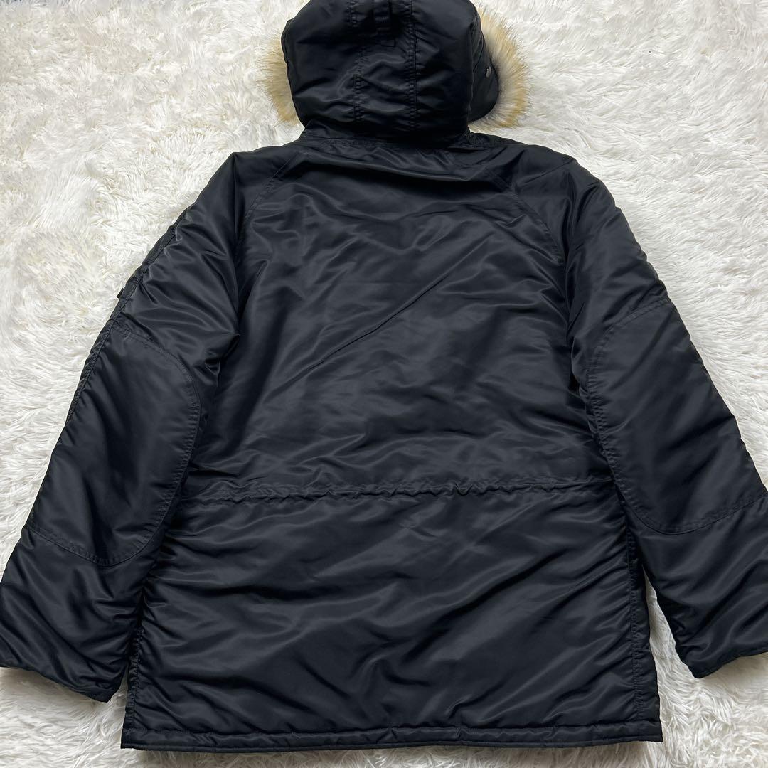 未使用級　希少サイズ　3L アルファインダストリーズ　N-3B 黒　ブラック