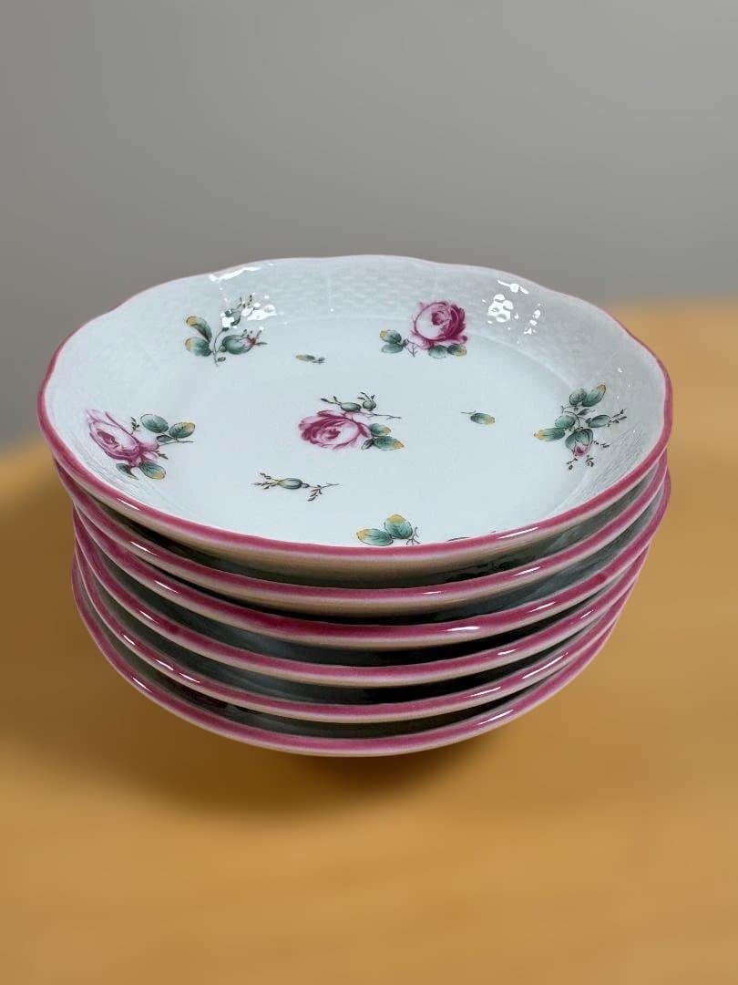 user_ac1ef69a　ジノリ　アンティックローズ　14㎝プレート6枚