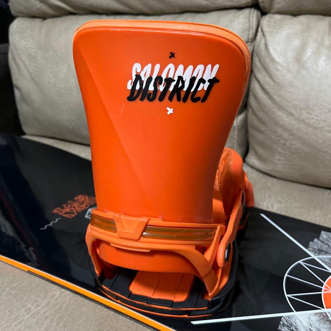 SALOMON SIGHT 156 × SALOMON DISTRICT M