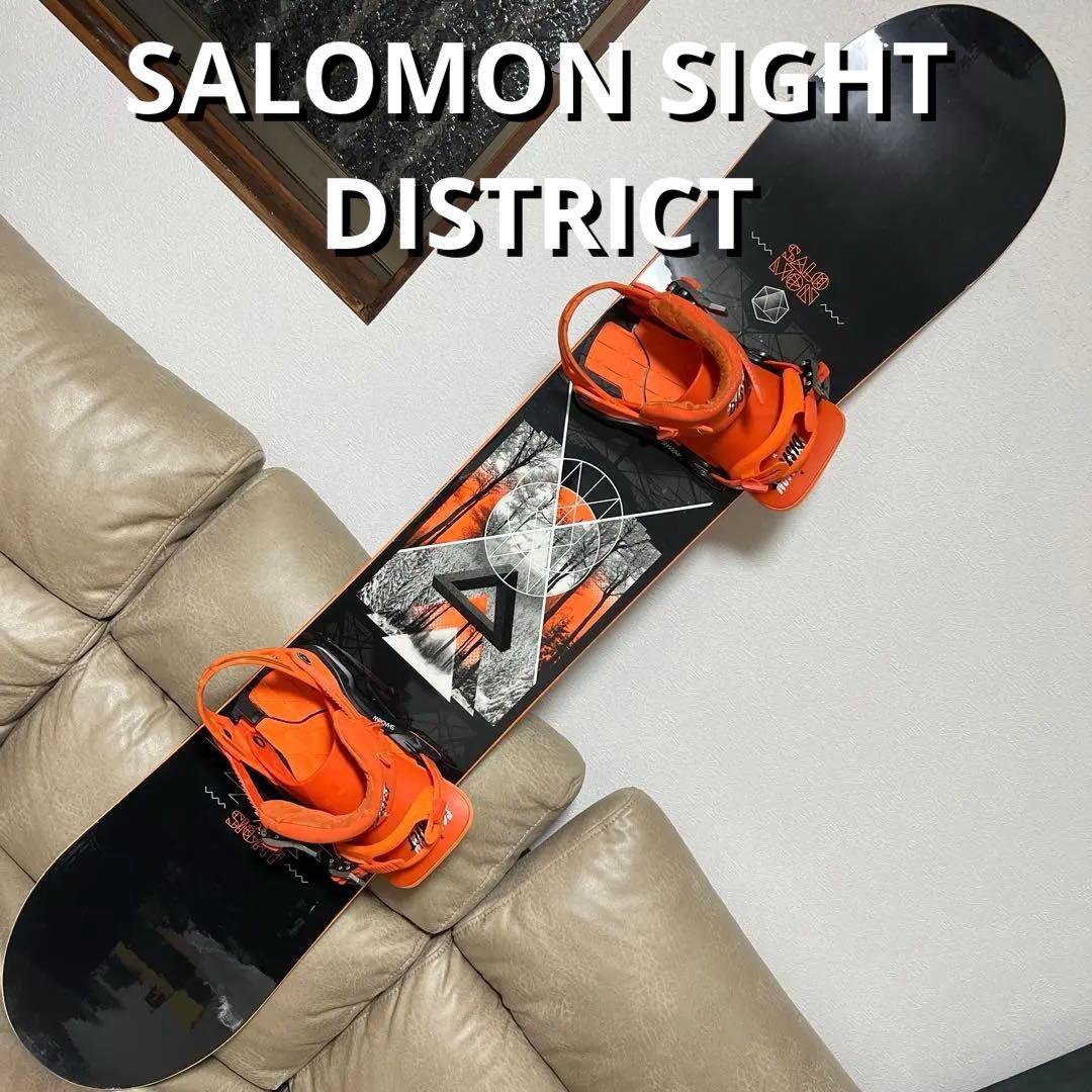 SALOMON SIGHT 156 × SALOMON DISTRICT M