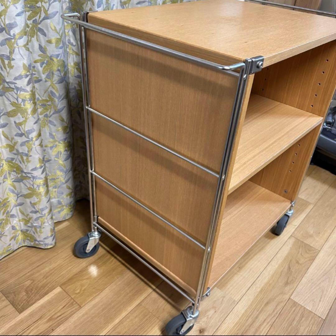 お値下げ中‼️【廃盤品】無印良品　ユニットシェルフ　キッチンワゴンなどに