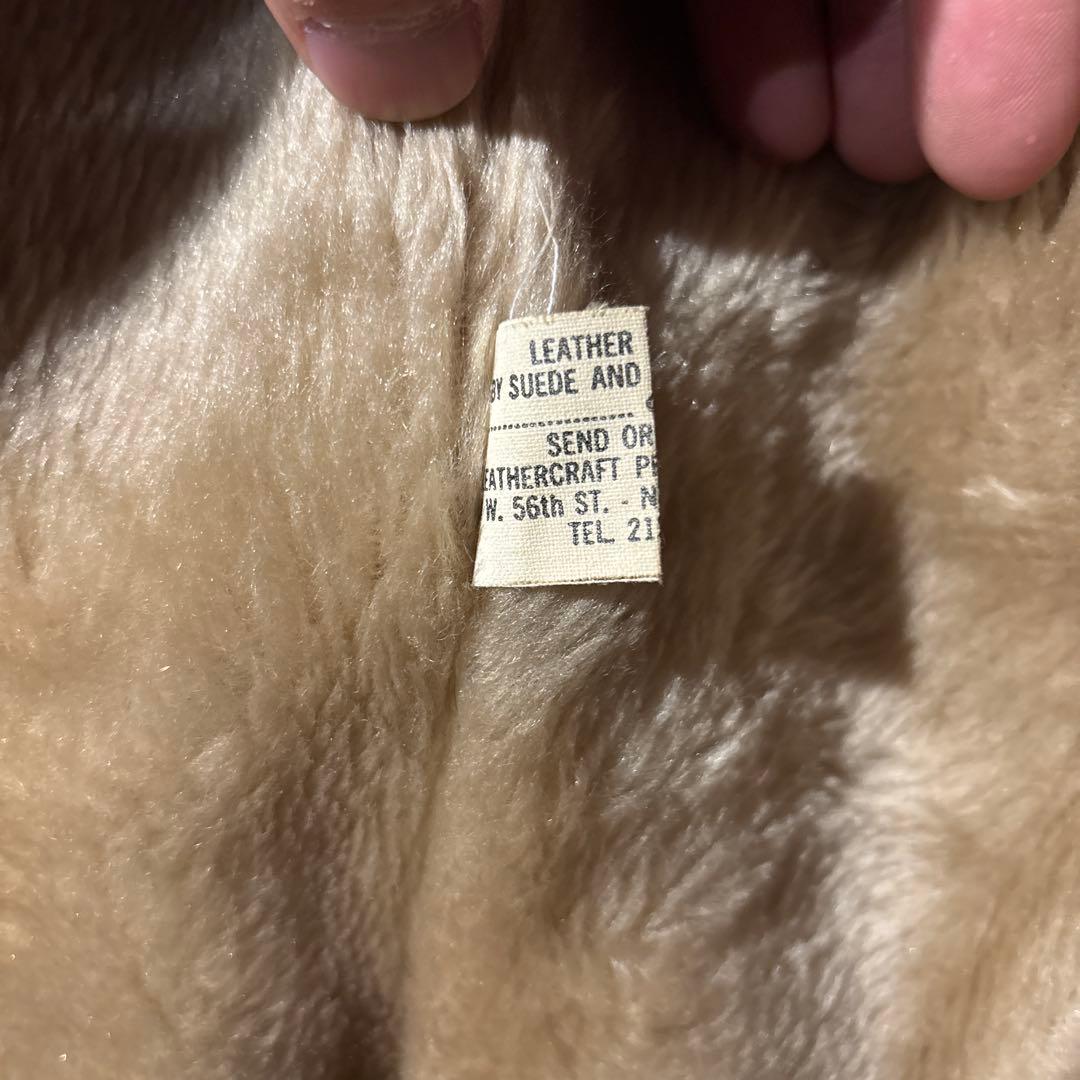 Excelled G-1本革　フライトジャケット ボア