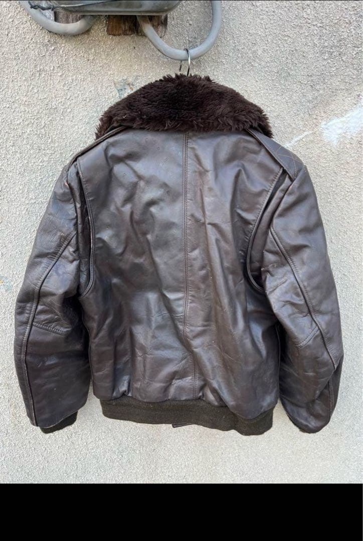 Excelled G-1本革　フライトジャケット ボア