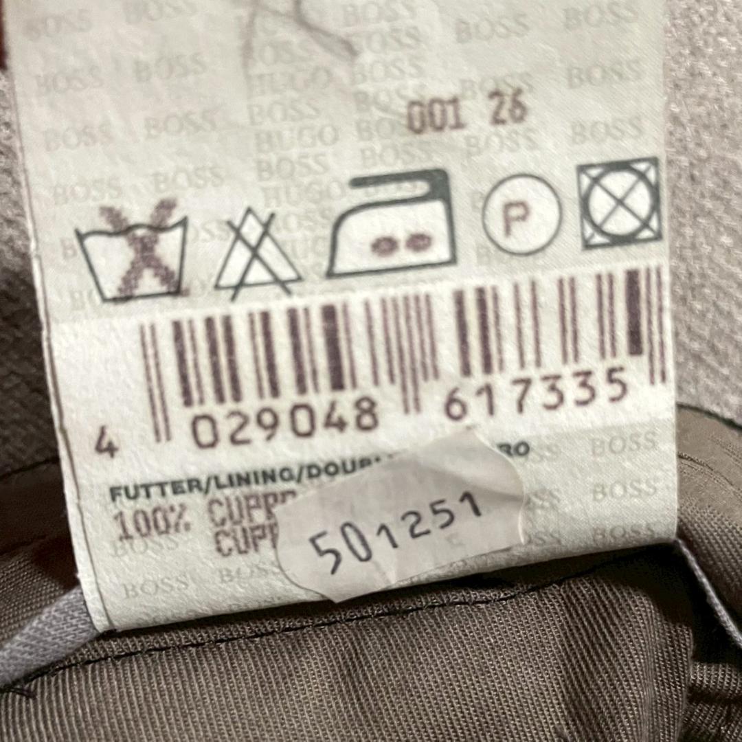 未着用 HUGO BOSS セットアップ 50 マット ベロア