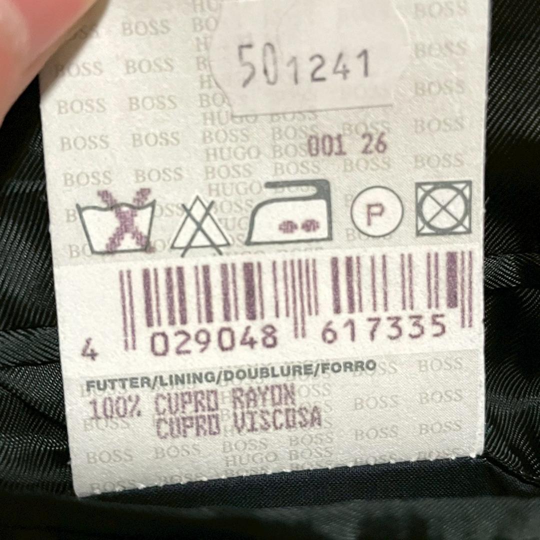 未着用 HUGO BOSS セットアップ 50 マット ベロア